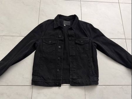 Schicke MNG MAN Jeansjacke, schwarz, Grösse L - Top Zustand!