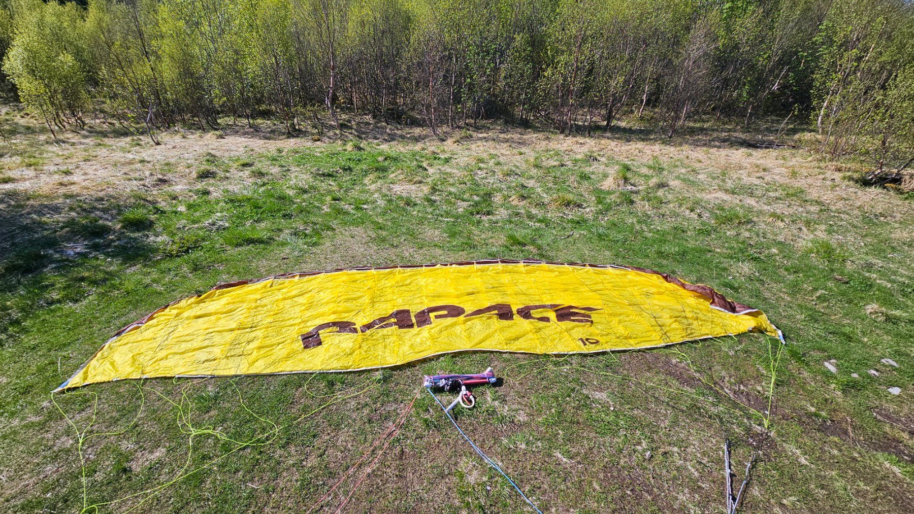 Aquilone: Raptor Condor 10m2 aile + bare snowkite – Usato da Fully venduto da ome_jr2c 1