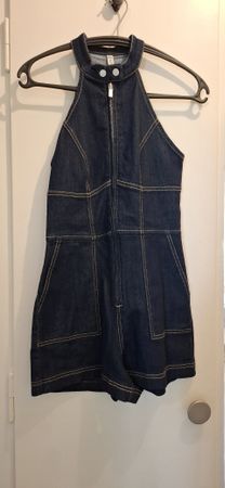 Jeans Jumpsuit FB Sister blau Grösse XS guter Zustand