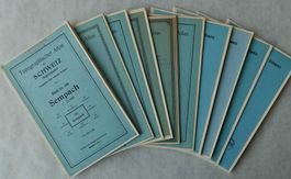 10 Landkarten  um Sempach bis Entlebuch (1920 bis 1942)