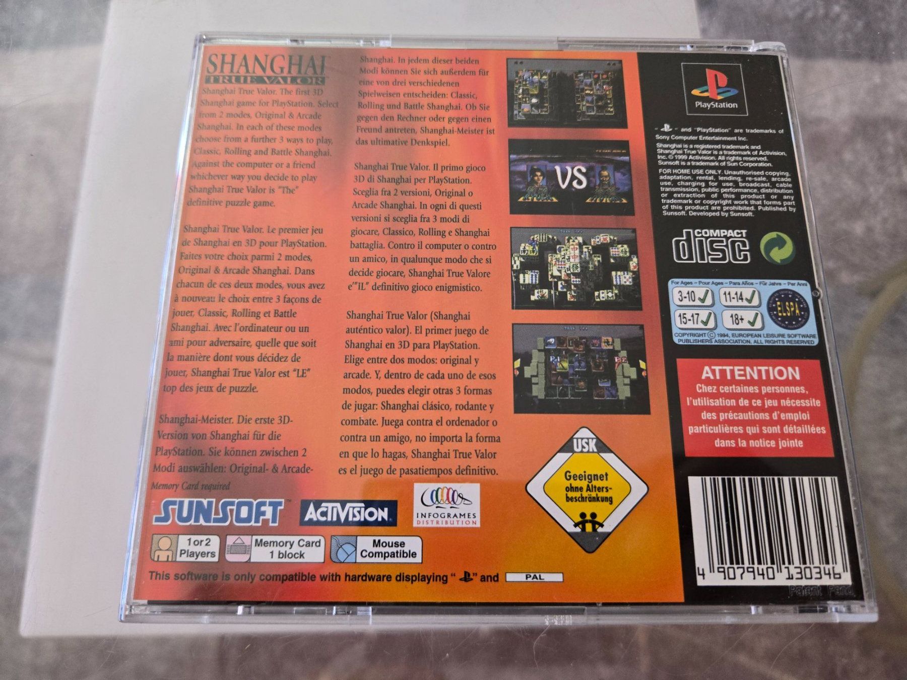 Giochi: Shanghai True Valor PS1 – Usato da Bussigny venduto da Kfdlt 1