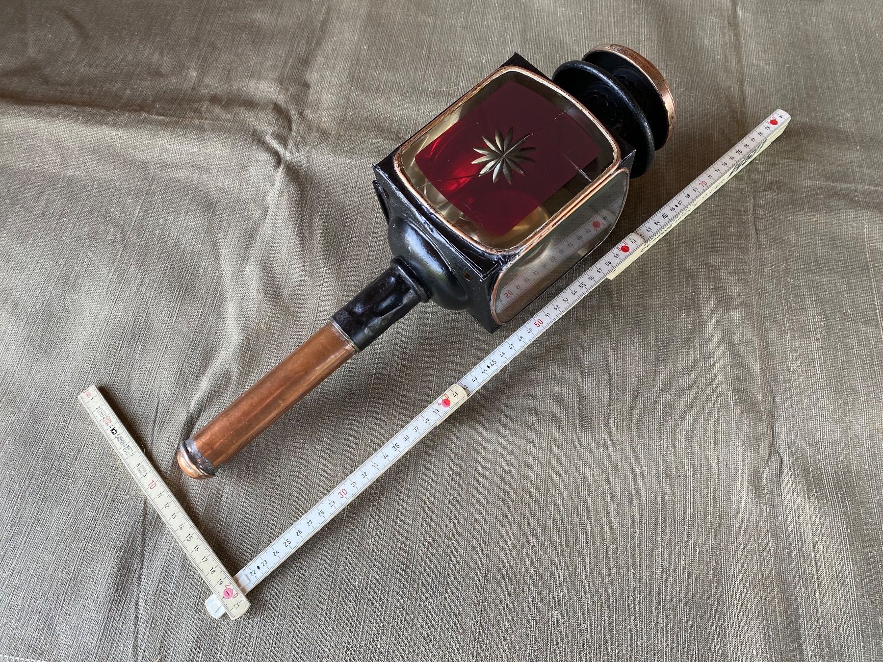 Carrozze: schöne antike Kutschenlampe – Usato da Feldbach venduto da Fea1 9