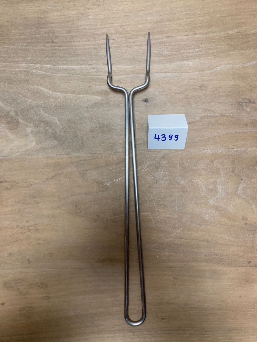 Grills: Grosse Grillgabel Edelstahl 43,5 cm lang – Gebraucht aus Muttenz von Golden_Times
