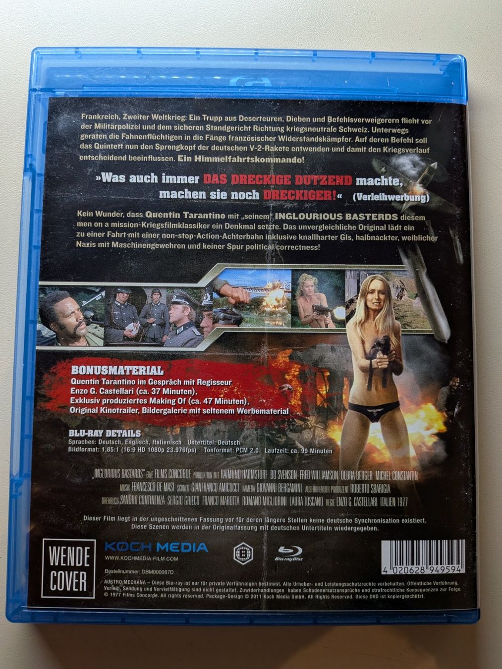 Tutti i DVDs: Inglorious Bastards - Das Original [Blu-ray] – Usato da Port venduto da gecotom 1