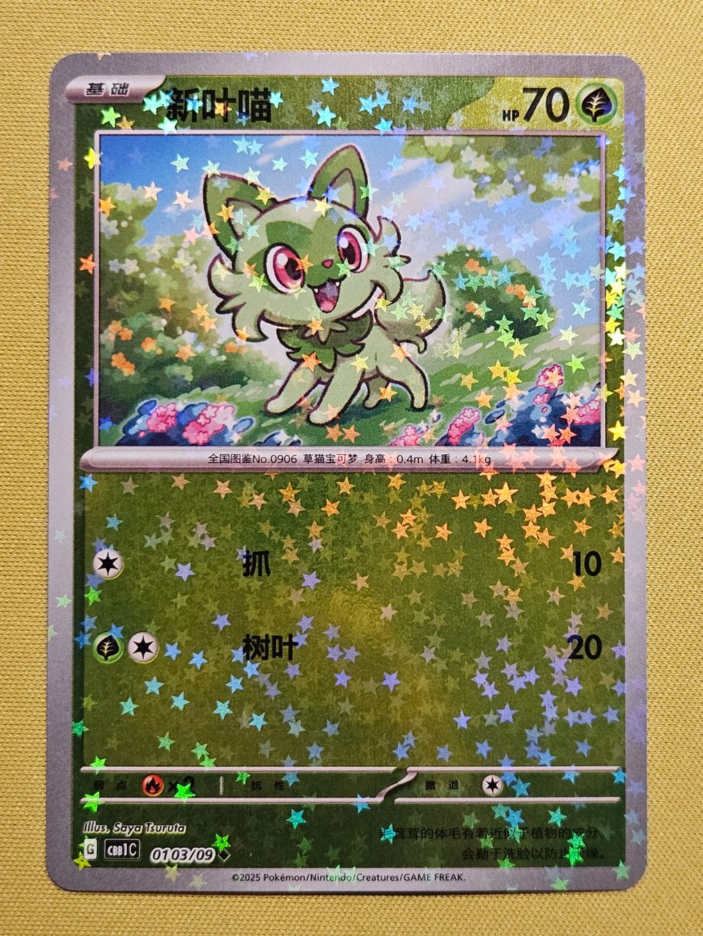 Pokémon Carte collezionabili: CBB1C Gem Pack Vol. 1 - Sprigatito 0103/09 – Usato da Bellinzona venduto da Pokemarco