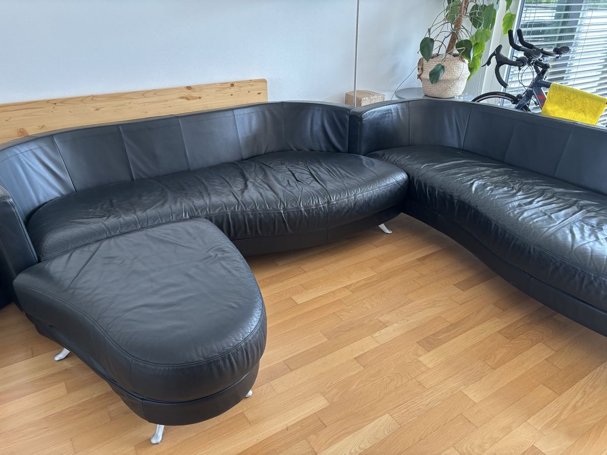 Rolf Benz Divani: Markenledersofa Rolf Benz – Usato da Rotkreuz venduto da 11_saemi_11