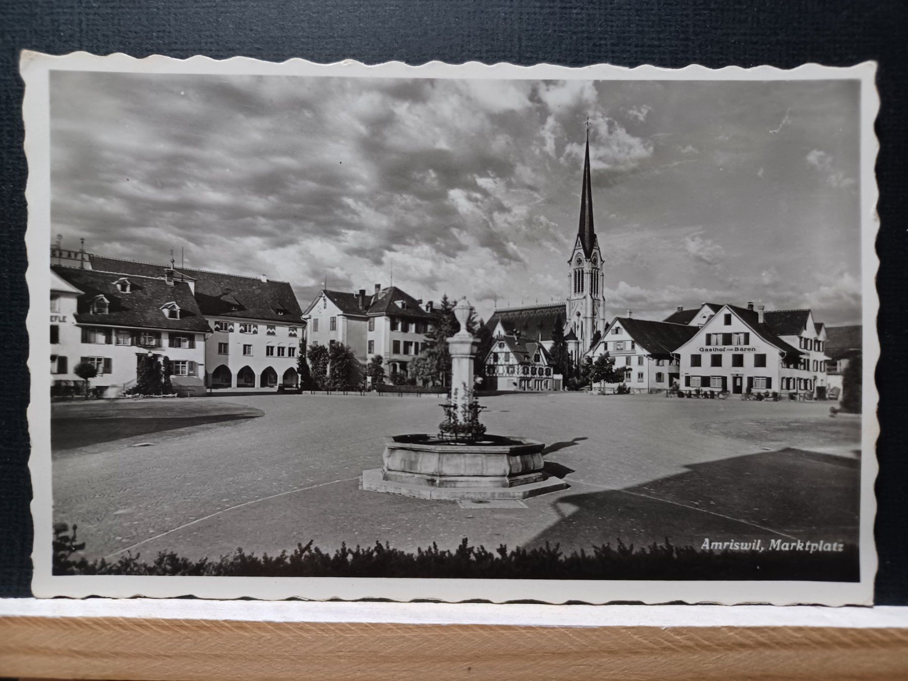 Ansichtskarten: Amriswil, Marktplatz, Feldpost – Gebraucht aus Aarau Rohr von mgvw