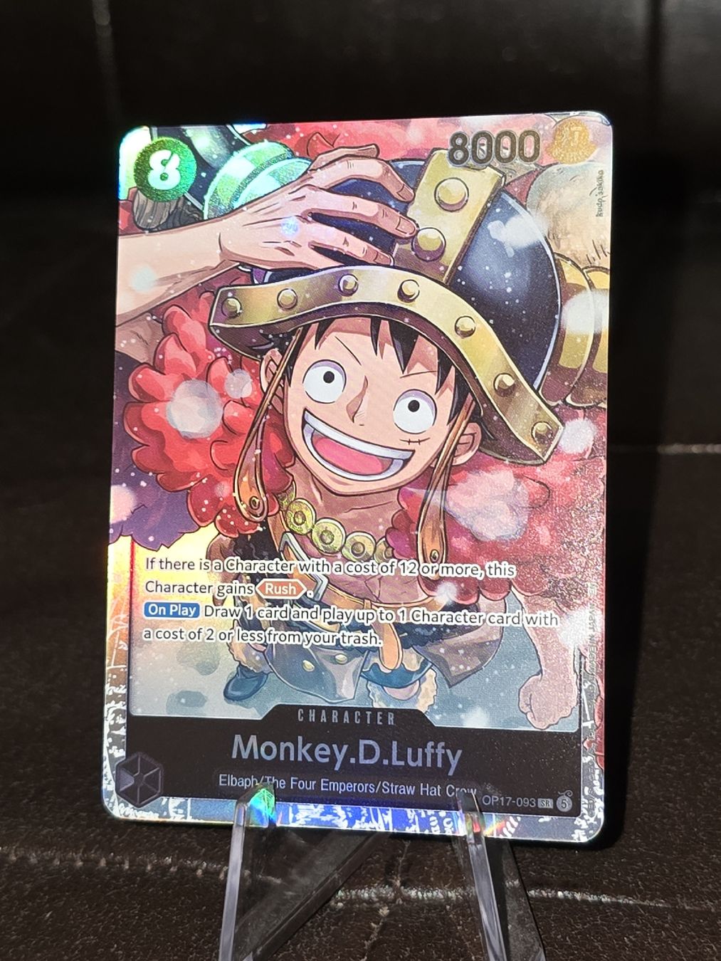 Bandai Carte collezionabili: One Piece Monkey D. Luffy OP17-093 SR – Nuovo e nell'imballaggio originale da Bronschhofen venduto da dvnb