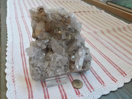 Bergkristall mit Anatas