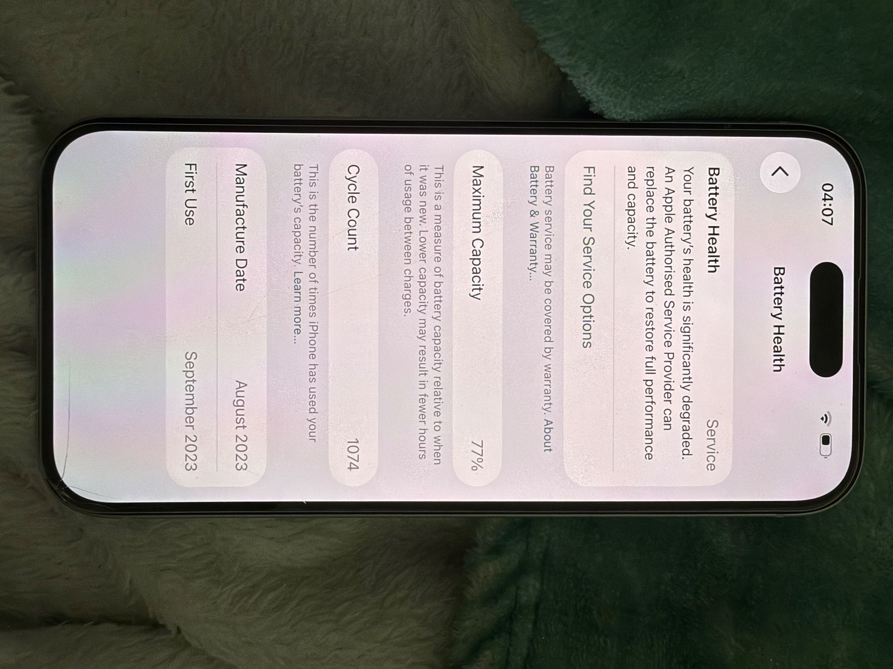 Apple Handys / Smartphones: Apple iPhone 15 hellblau – Gebraucht aus Sursee von and_27vk 2