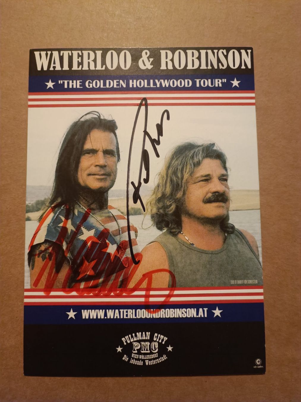 Autographes: Waterloo & Robinson - handsigniert Autogrammk – D'occasion à Menziken par Artographs