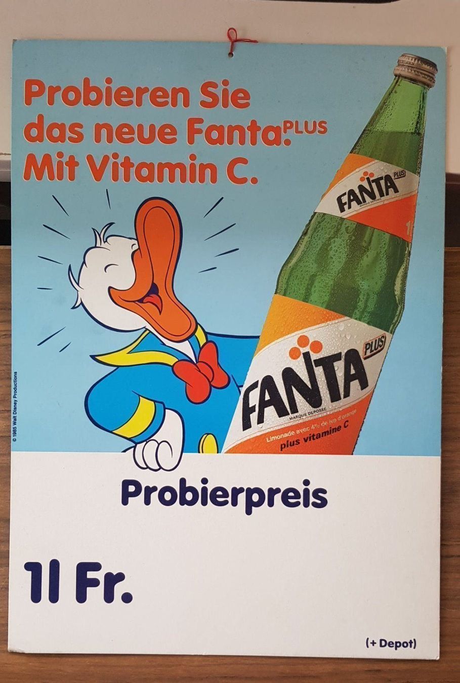 Foto & Immagini: Plakat Fanta Werbung 1985 – Usato da Mörschwil venduto da antiksalon 2