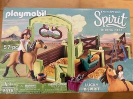 Playmobil Pferdebox "Lucky & Spirit" Artikelnummer: 9478