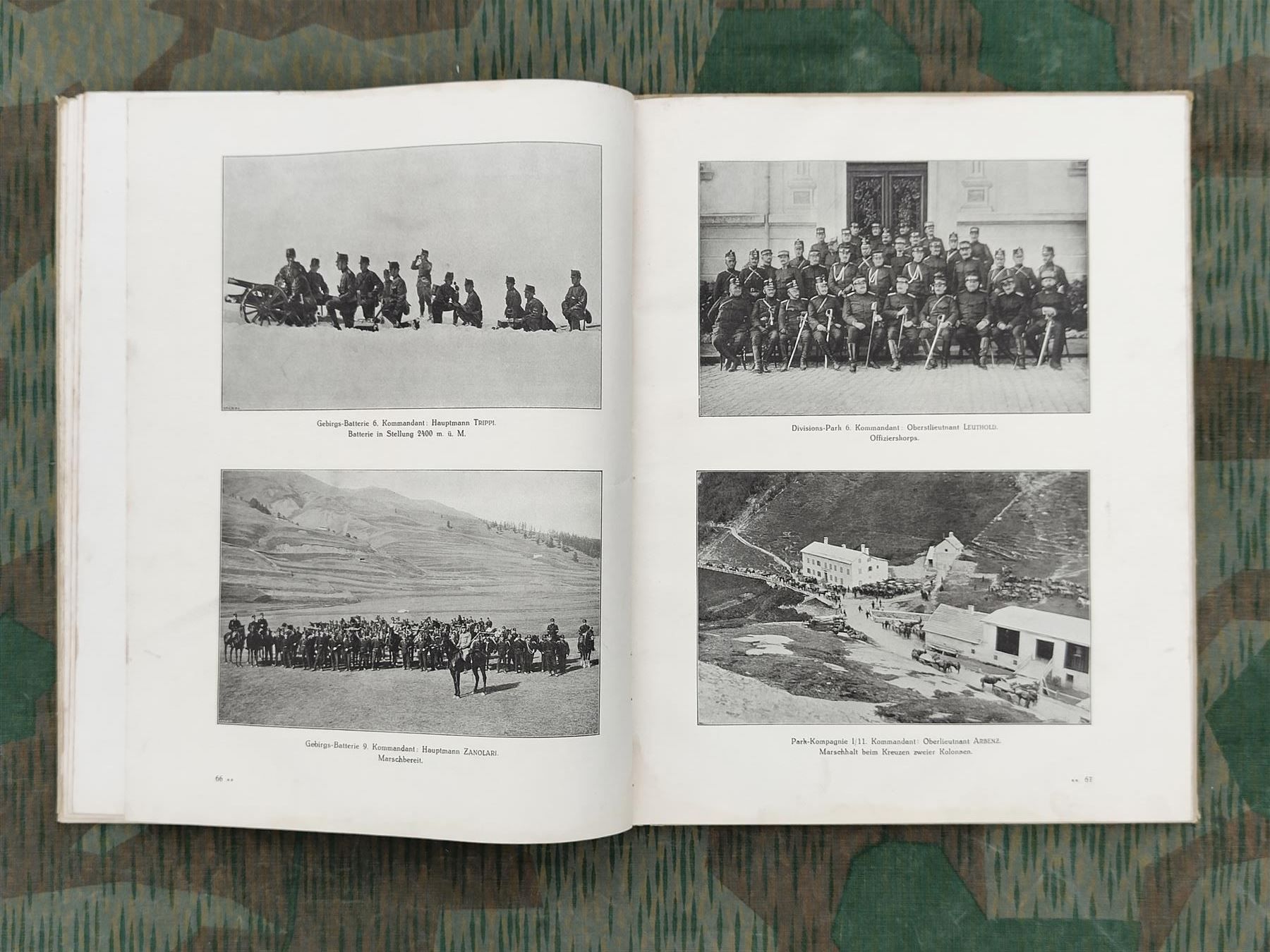 Schweizer Armee Uniformi: Album 6. Division 1915, mit Widmung – Usato da Bauma venduto da SwissMilitaria 5