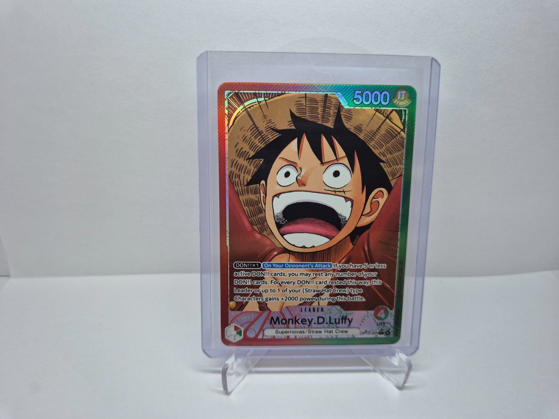 Bandai Carte collezionabili: One Piece Monkey.D.Luffy OP13-001 AA L – Nuovo (secondo la descrizione) da Biel/Bienne venduto da ManaTavern