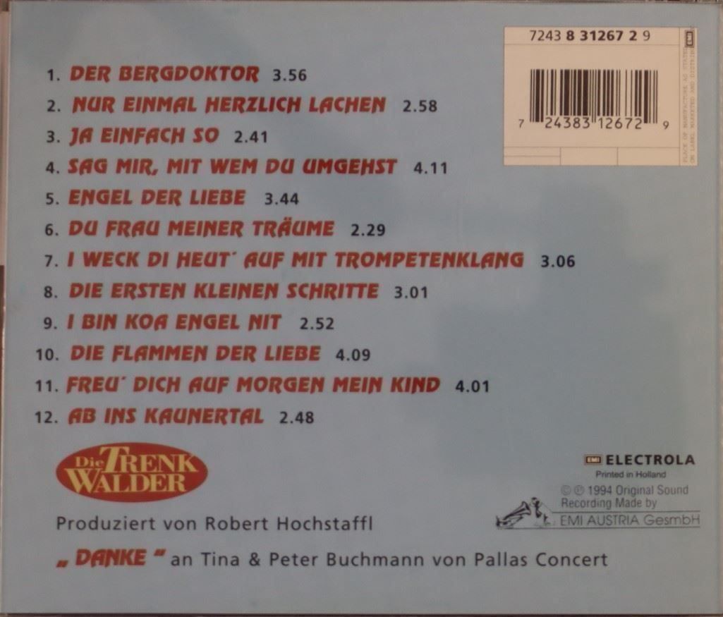 CD: Die Trenk Walder – Der Bergdoktor – Usato da Luzern venduto da CONTENTI 2