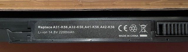 Batterie: Asus Ersatzakku – Usato da Lyss venduto da CasatiVola 3
