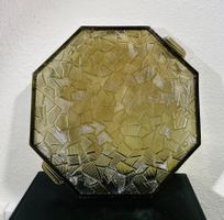 Plat Verre Art Deco Dessert France 40'S