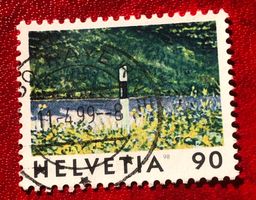 CH Briefmarken Stempel   