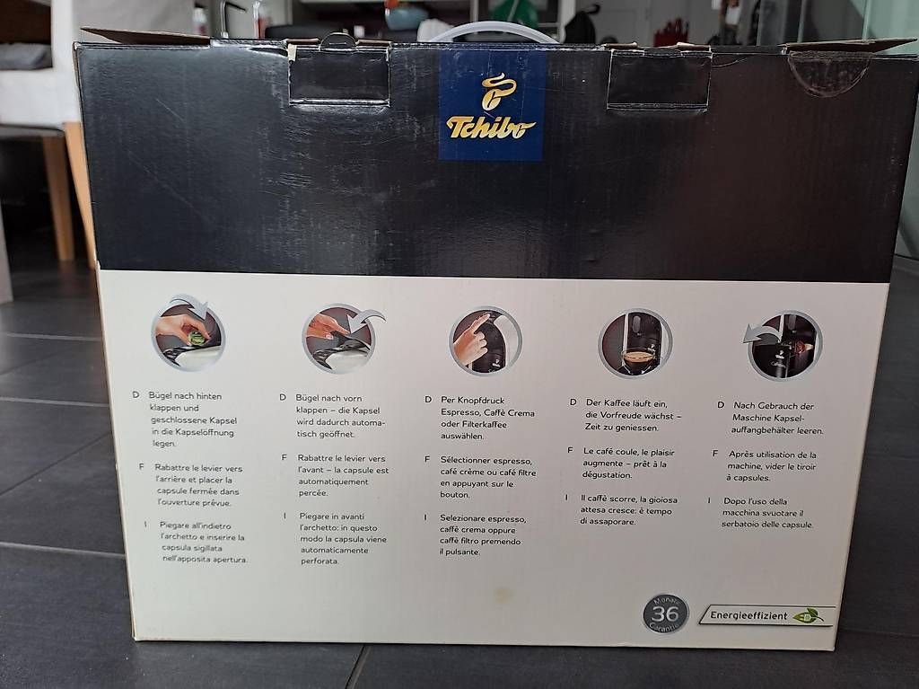 Tchibo Macchine per caffè & Macchine per espresso: Machine à café Tchibo – Nuovo e nell'imballaggio originale da Payerne venduto da dur_6vmz 2