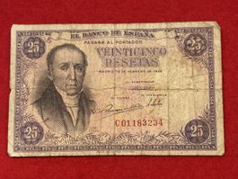 Billet Espagne 🇪🇸 1946