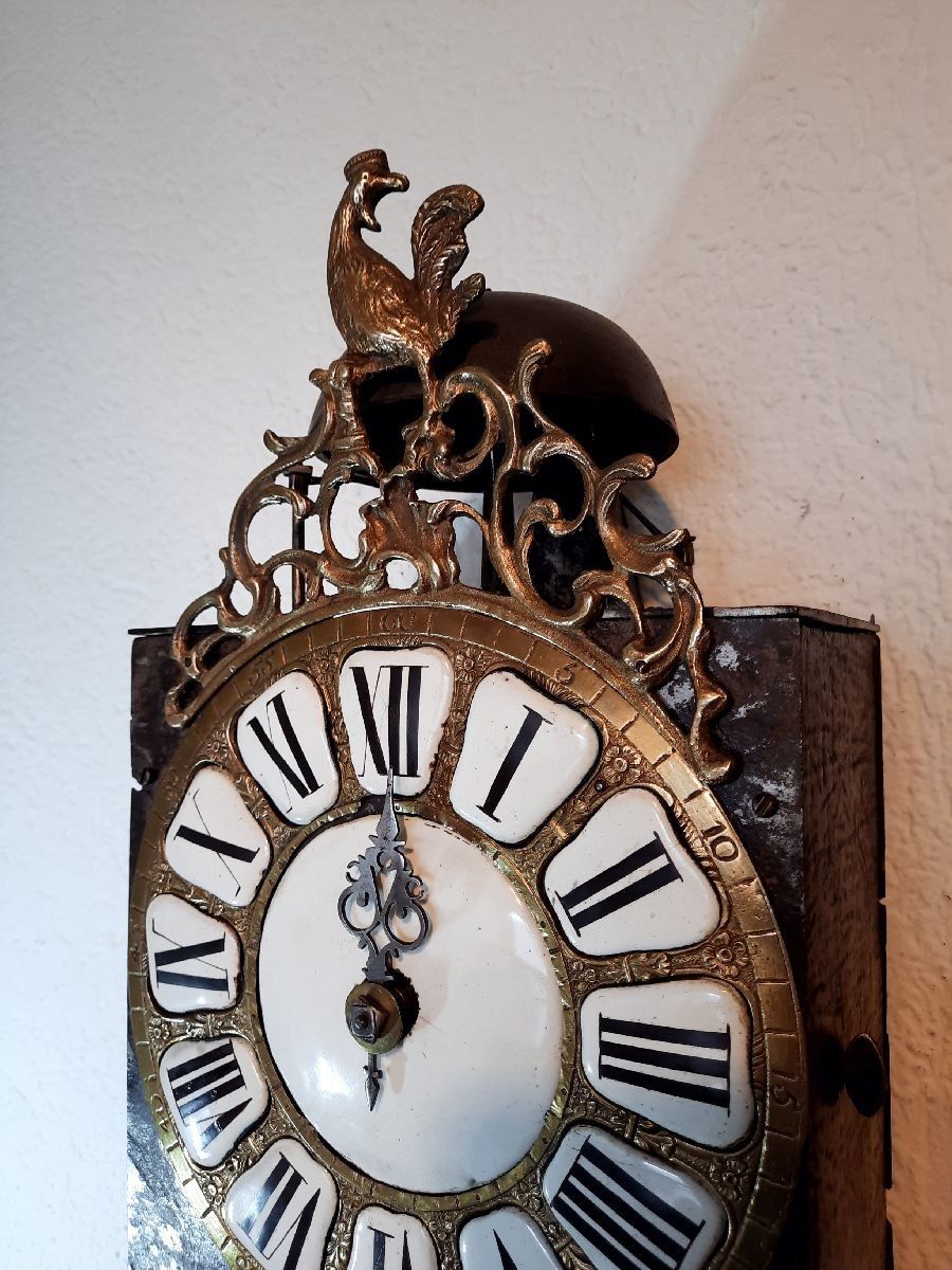 Stand- & Wanduhren: antike Comptoise Hahnenuhr Einzeiger Uhr ca.1750 – Gebraucht aus Eschenbach von Alicekunst 7