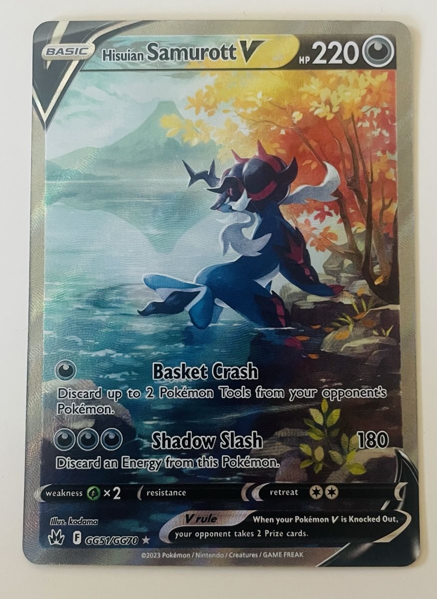 Pokémon Carte collezionabili: Samurott V EN – Nuovo (secondo la descrizione) da Zürich venduto da Uglybuddha