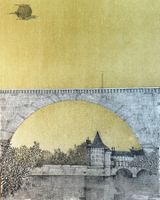 CZINNER Ossi (1925-2014) - Der Brückenbogen - Lithographie