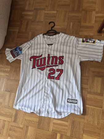 Maillot de Baseball Twins 27 - Saison Inaugurale 2010 - Maje