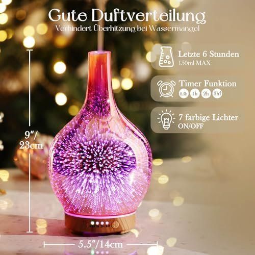 Luftbefeuchter: Diffuser Luftbefeuchter,150ml Handgeblasen – Neu und originalverpackt aus Hundwil von pak_7zvn 2