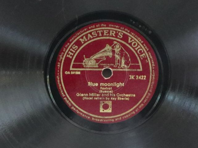 Dischi in vinile: Schellack Glenn Miller Kalamazoo / Blue Moonlight – Usato da Eschenbach SG venduto da Astalavista 4