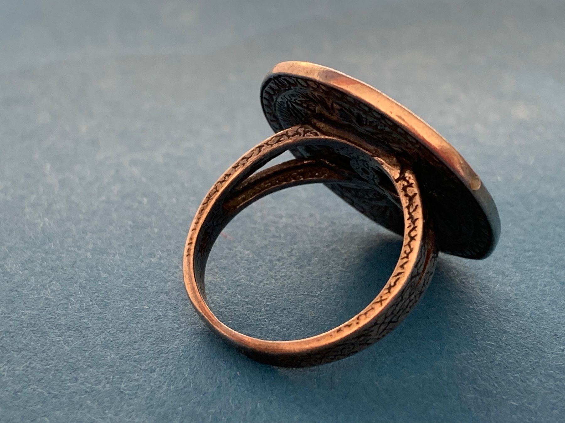 Ringe: Silberring GREEK Medaillon (56) – Gebraucht aus Dittingen von Bellevista 3