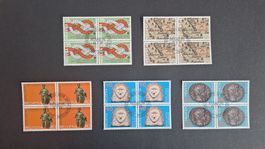 1986 4er Blocksatz mit ET-Stempel