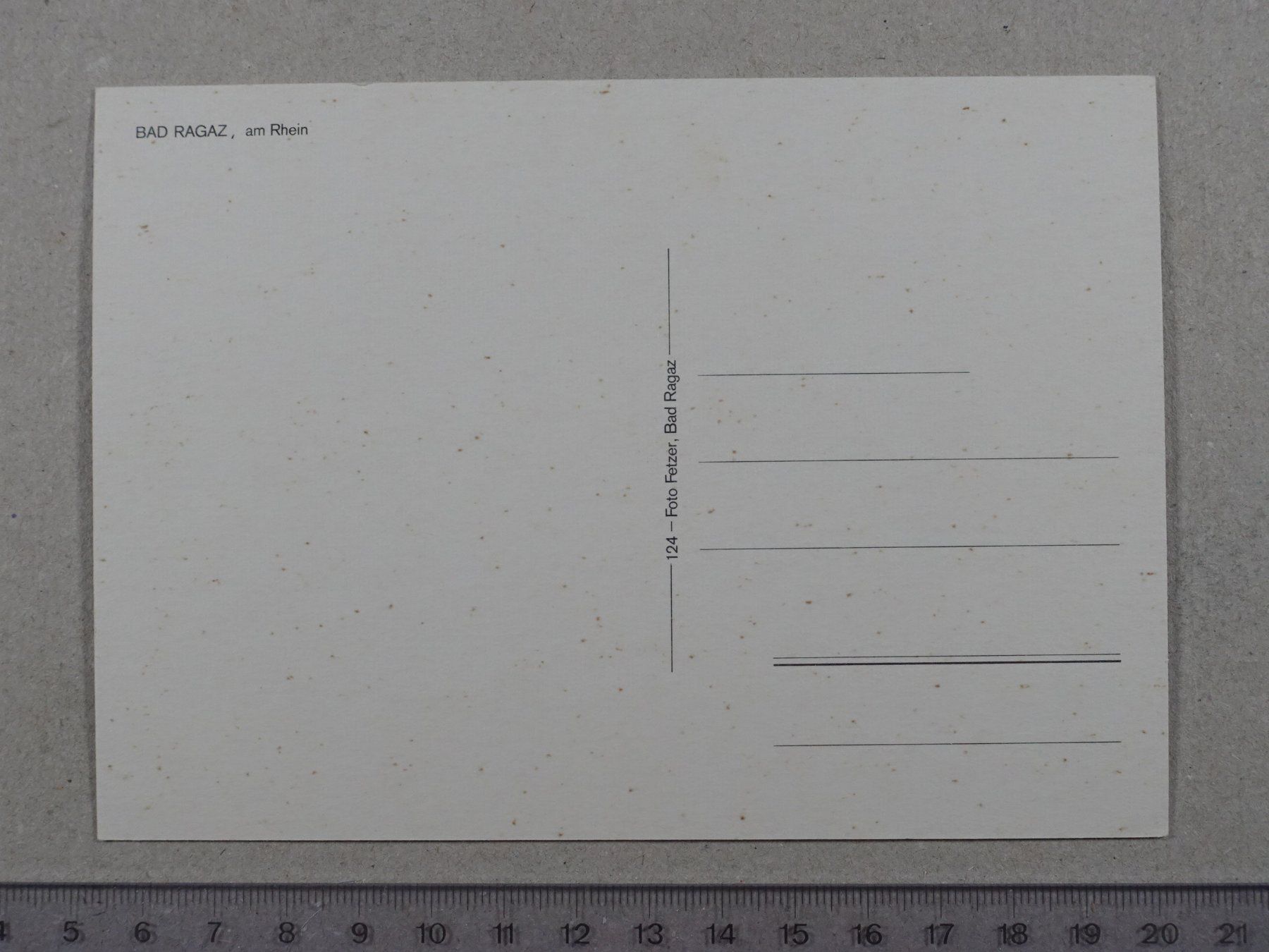 Cartoline postali: Bad Ragaz am Rhein – Usato da Lenzburg venduto da fh1 1