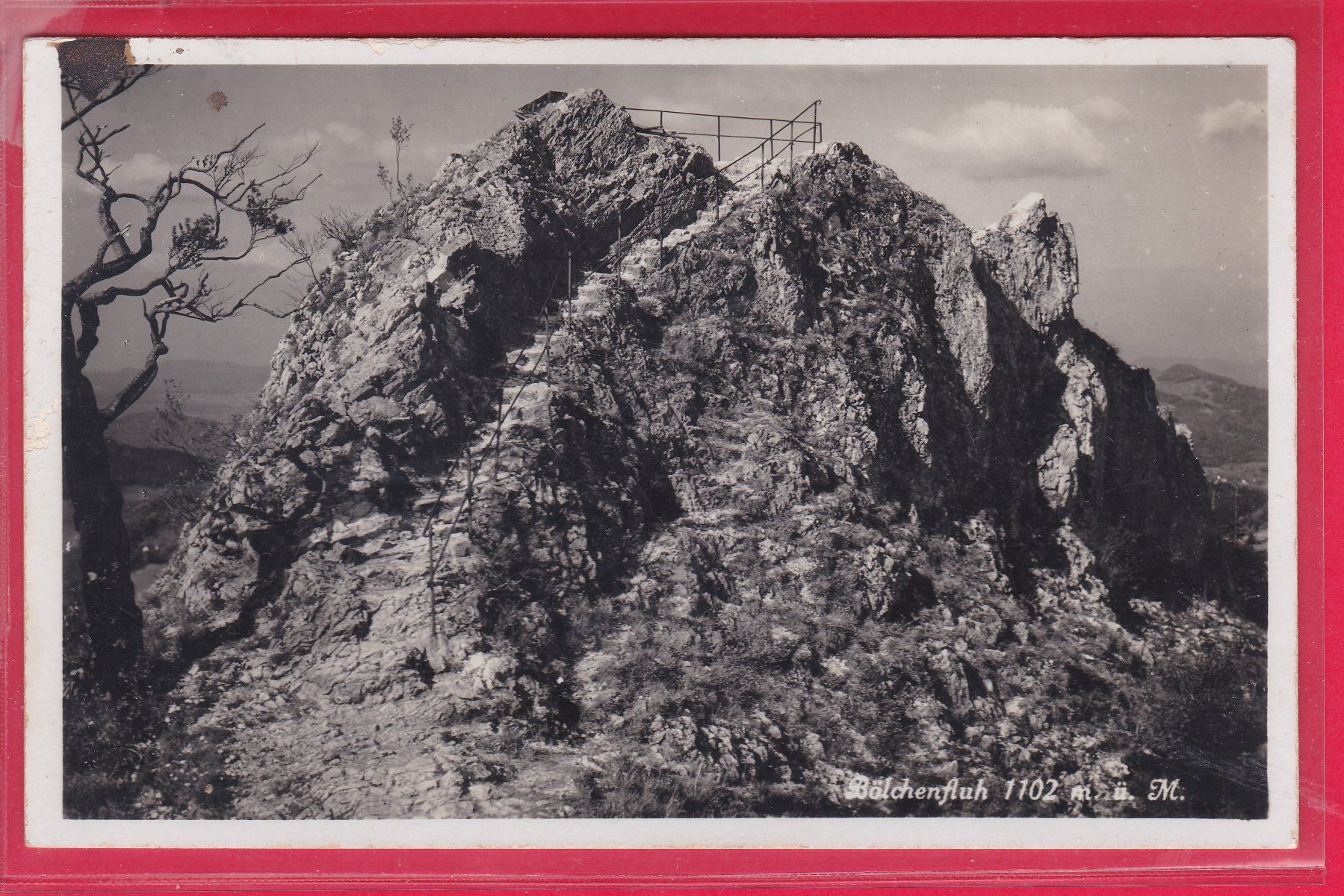 Cartoline postali: BÖLCHENFLUH 1102m, 4.7.1932 – Usato da Oberrieden venduto da Gebirgsstelze