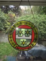 Glas-Wappen Matten, 3-Stern mit Umrandung