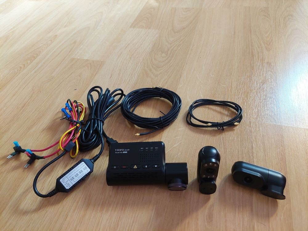 Dash Cam VIOFO A139 + 3 camera + GPS + fuse box power supply (Gebraucht ...