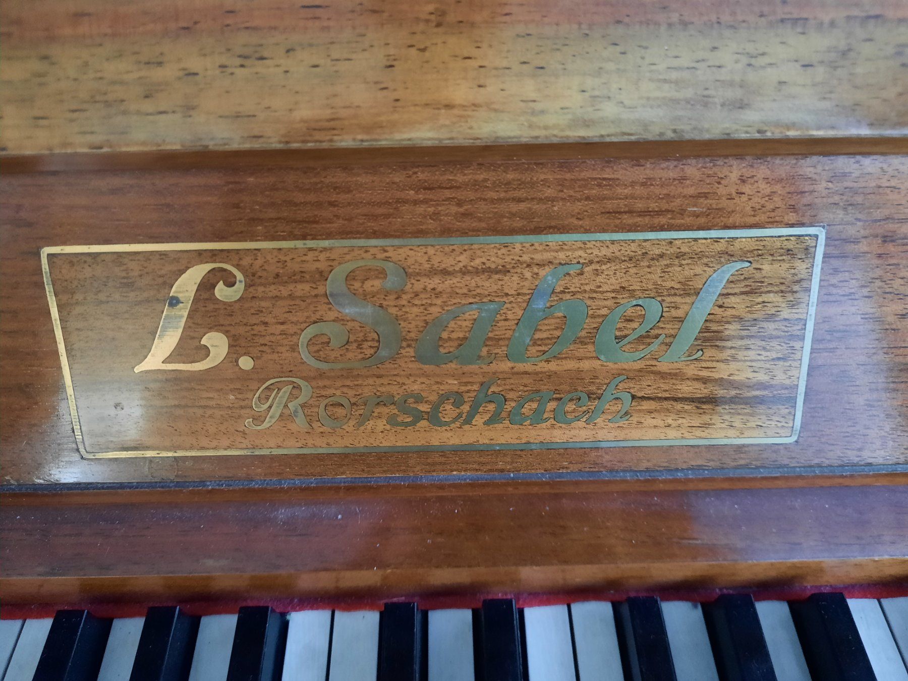 Strumenti musicali: Klavier L. Sabel – Usato da Merenschwand venduto da lea61