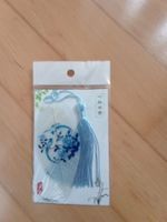 Schönes chinesisches Buchzeichen Feder