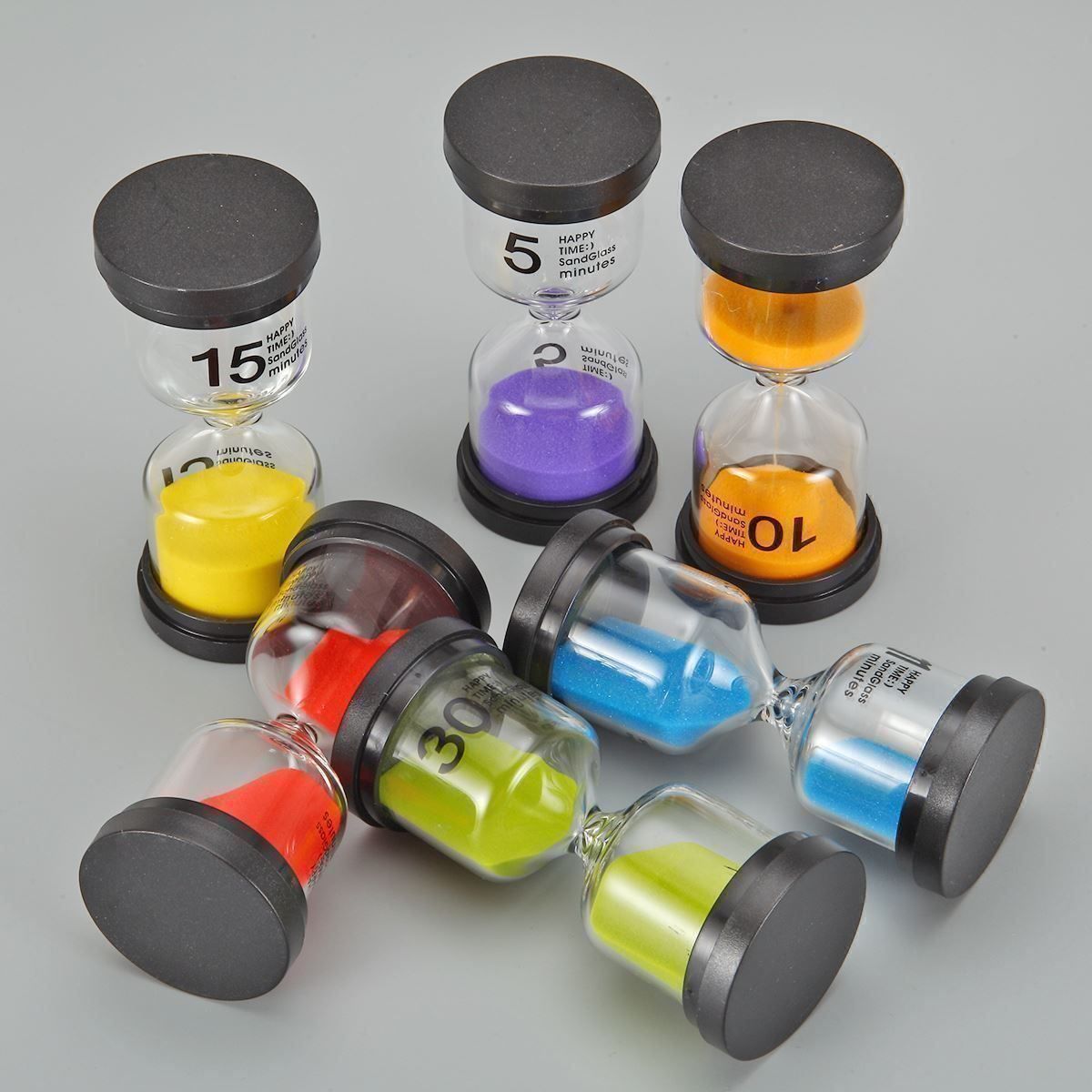 Orologi: 6pcs Sand Timer Sanduhren Set Buntes – Nuovo (secondo la descrizione) da Thun venduto da Newnewshop 2