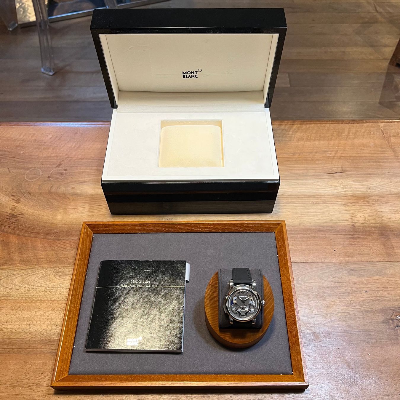 Montblanc Orologi: Montblanc Nicolas Rieussec Chrono Full Set 7138 – Usato da Carouge GE venduto da Watchaser 9