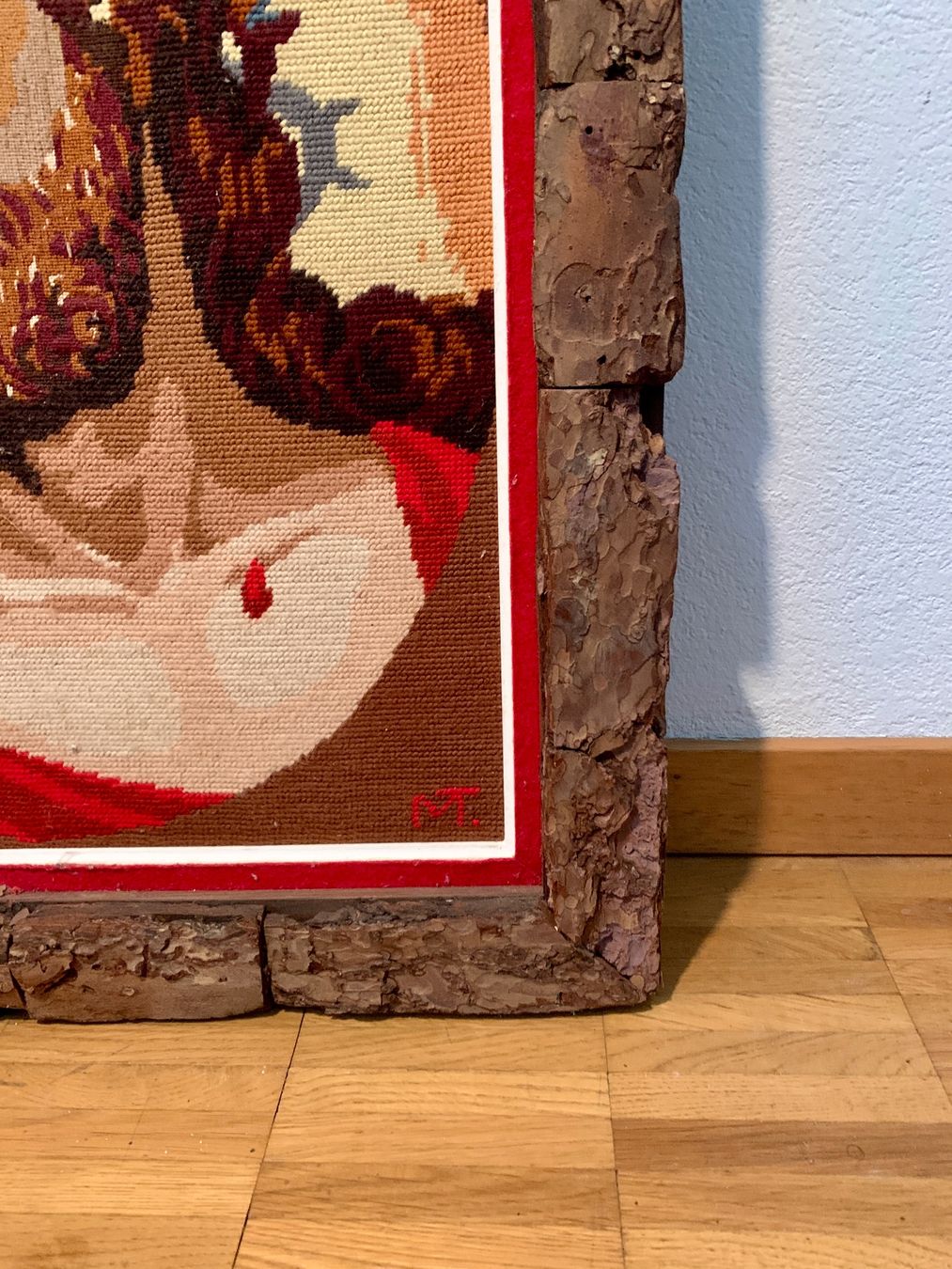 Dipinti: Gobelin Gemälde / Stickbild Jesus mit Dornenkrone – Usato da Zürich venduto da Les_Zurichois 3