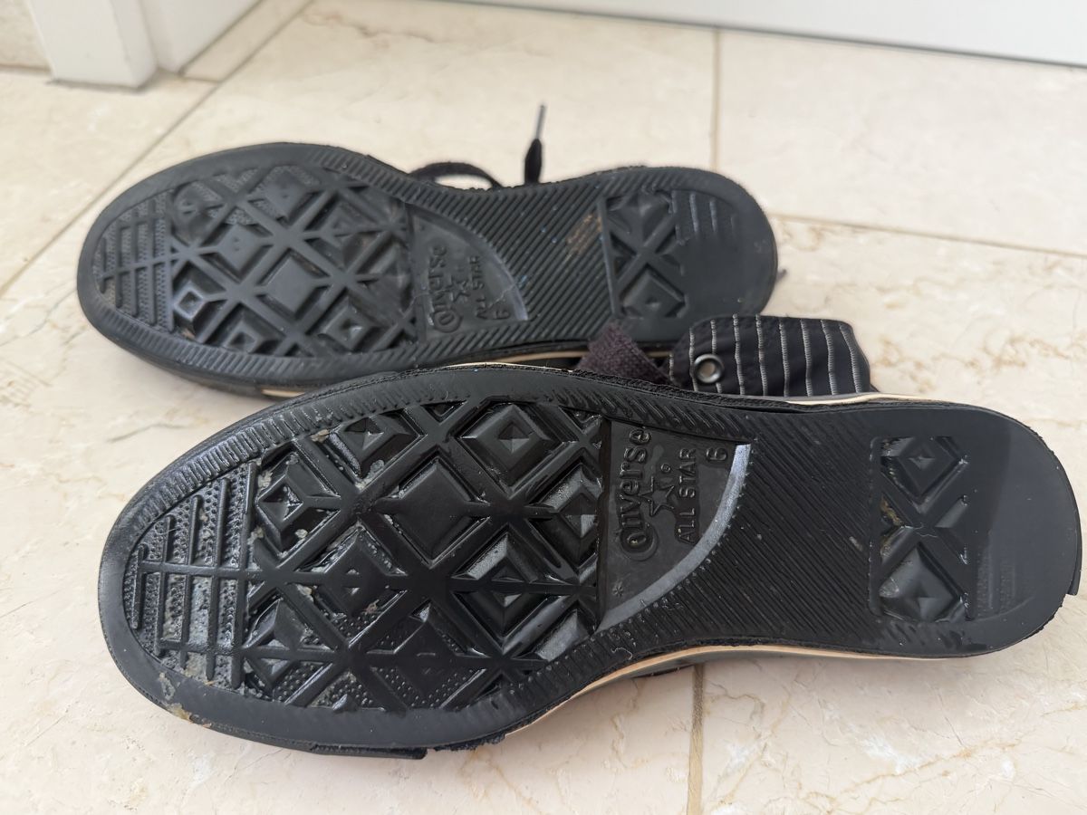 Converse Scarpe da uomo: Converse Chucks Pinstripe Black Gr. 39 – Usato da Chur venduto da mir_8ns7 2