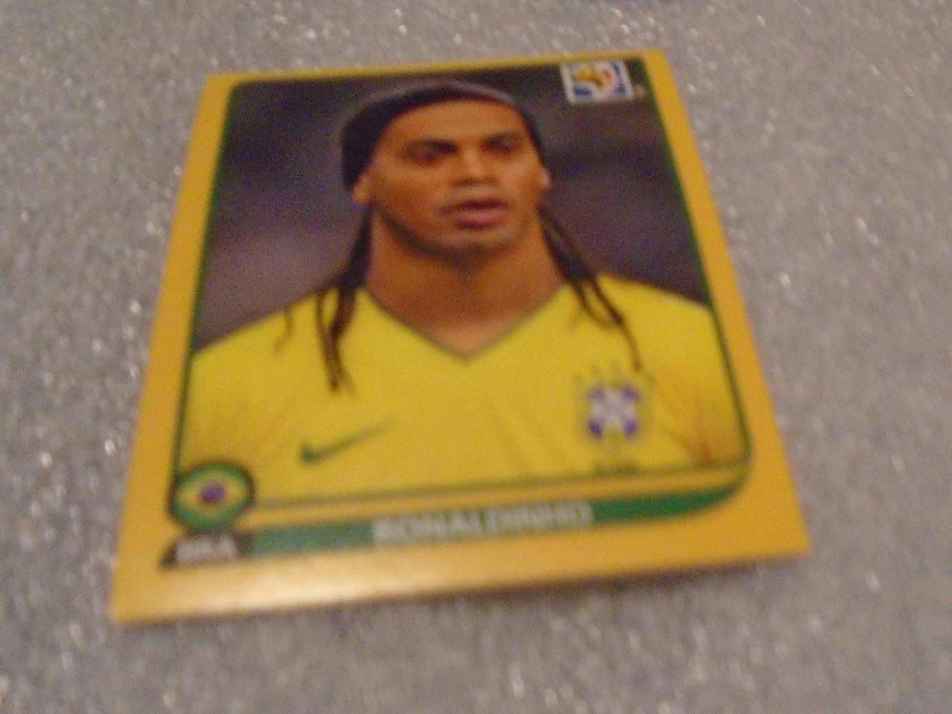 Panini Sammelbilder & Trading cards: 1 Panini  Ronaldinho Brasilien WM 2010  Schweizer Version – Gebraucht aus Winterthur von Beli2000 1