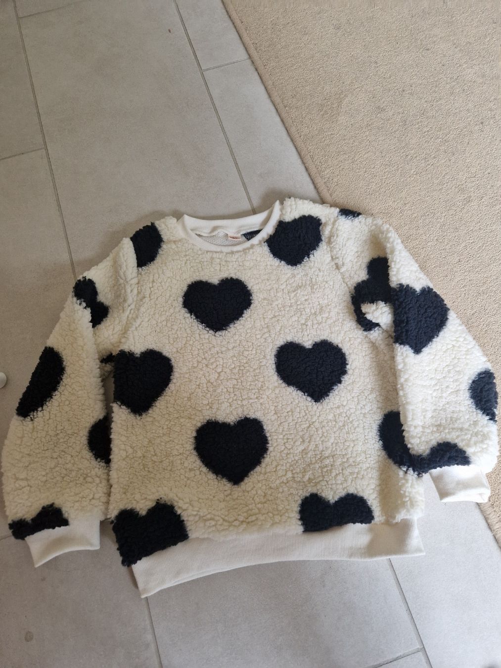 Maglioni & Felpe: Pullover, Gr. 140, Fleece, Winterpullover, Herz – Usato da Arlesheim venduto da Vera6