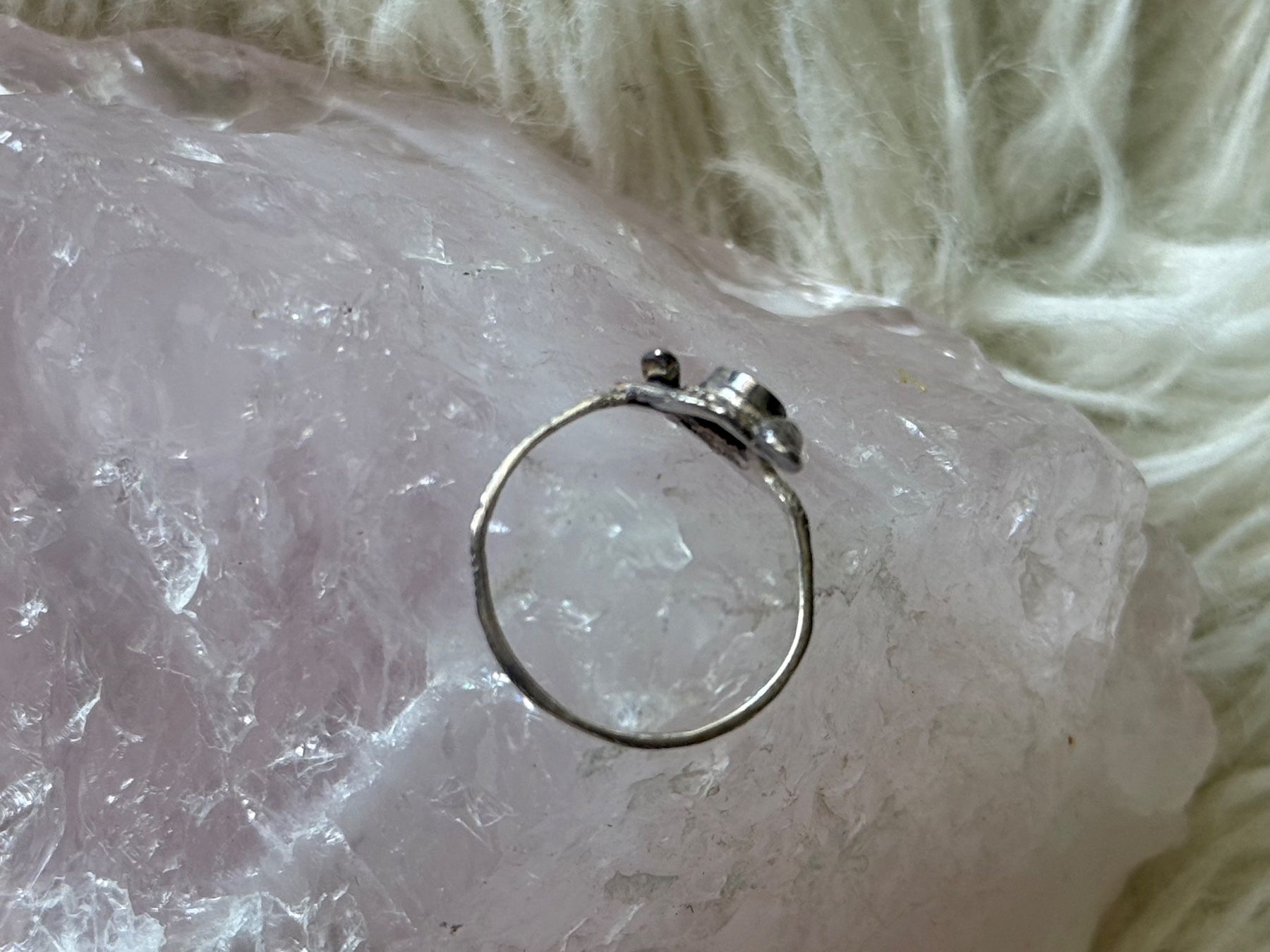 Anelli: Ring Silber 925 mit schwarzem Stein – Usato da Istighofen venduto da Ringparadies 1