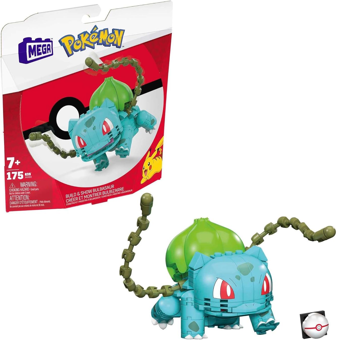 Mega Baukästen: Mega Construx GVK83 - Pokemon Bisasam Bauset – Neu und originalverpackt aus Effretikon von pemko