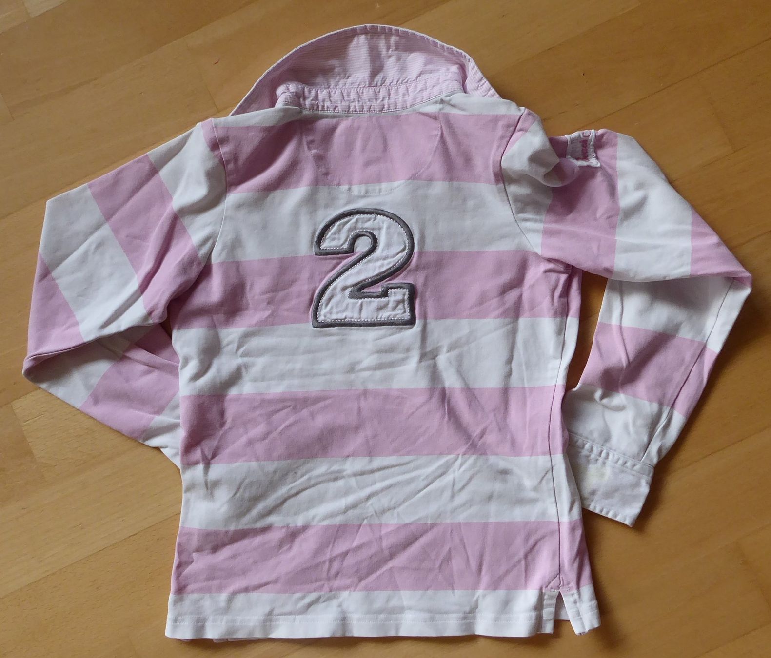 Blusen, T-Shirts & Tops: Langarmshirt  rosa/weiss   Grösse 128/134 – Gebraucht aus Wettingen von tonia3 1