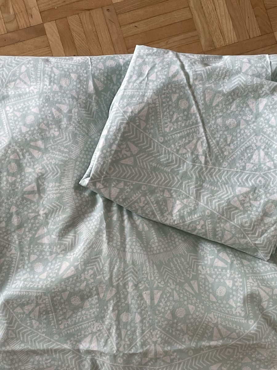 Bettwäsche: Bettwäsche mint/weiss – Gebraucht aus Neftenbach von aeronic 1