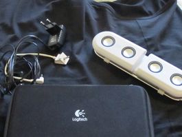 Lautsprecher Logitech s-0159a Weiss Mit Box Und Zubehör